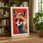 Fox Portrait Modern - Wrapped Canvas-893030748-893030746