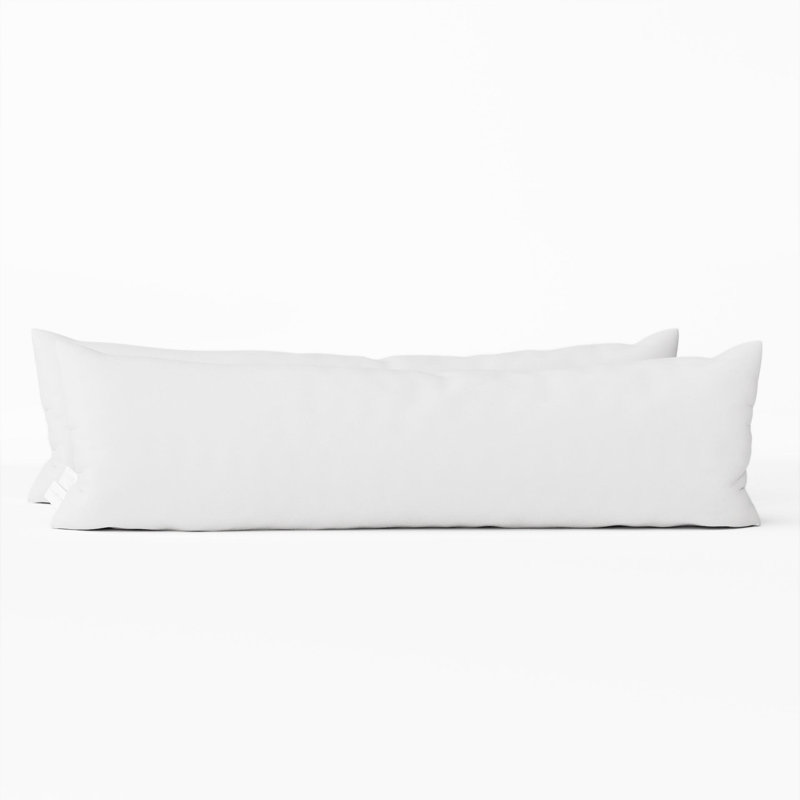 Lumbar Pillow Form Boudoir Rectangular Back Support Pillow Inserts Looms & Linens, 12"H x 20"W