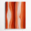 Toile abstraite sur fond rouge 11-1063176984