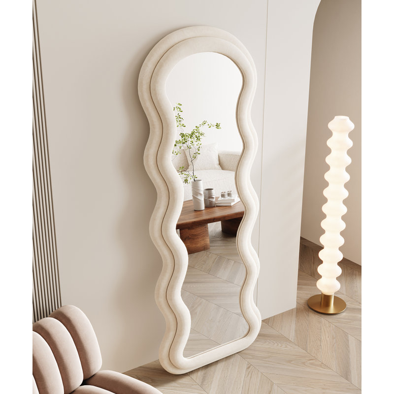 Miroir pleine longueur Christye, Rond arrondi