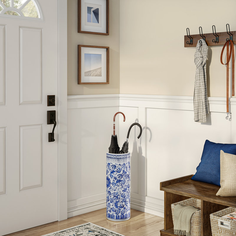 Umbrella Stand, Cherry Blossom with White Crane