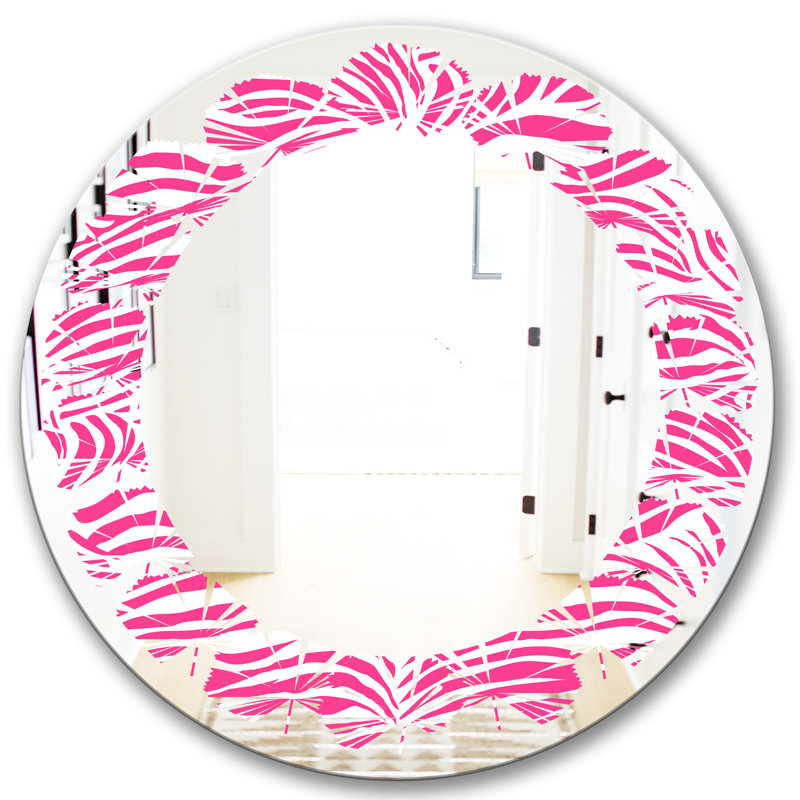 Miroir mural Whirl Elegant Waves, H 23,6 po x l 23,6 po
