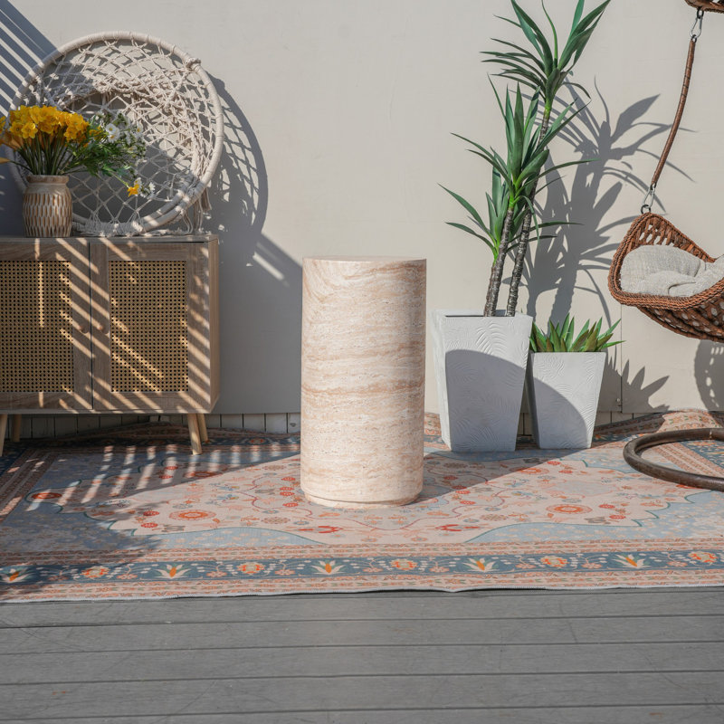 Table d'appoint cylindrique haute