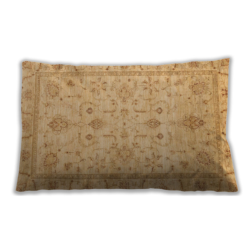 Coussin lombaire d'extérieur Abstract 3556, Beige