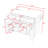 Rolling Fluted Kitchen Island Cart with Drop Leaf, Power Outlet and Adjustable Shelves-1531785321