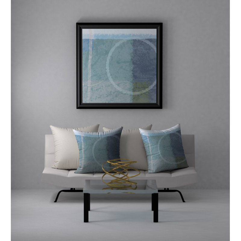 Housse de coussin décorative carrée et raffinée K.O., 20 po X 20 po