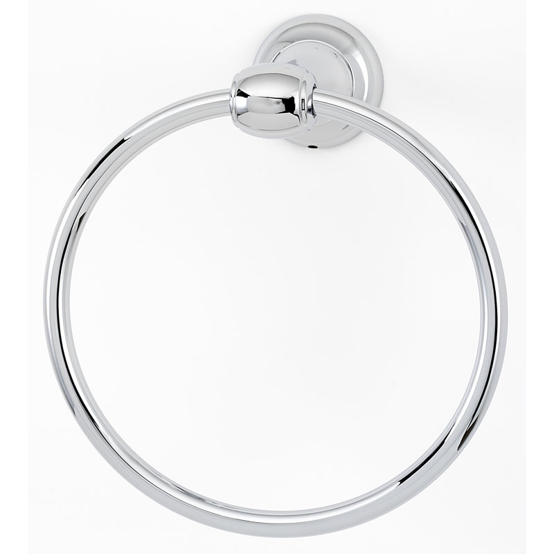 Wall Mounted Towel Ring, Polished Chrome