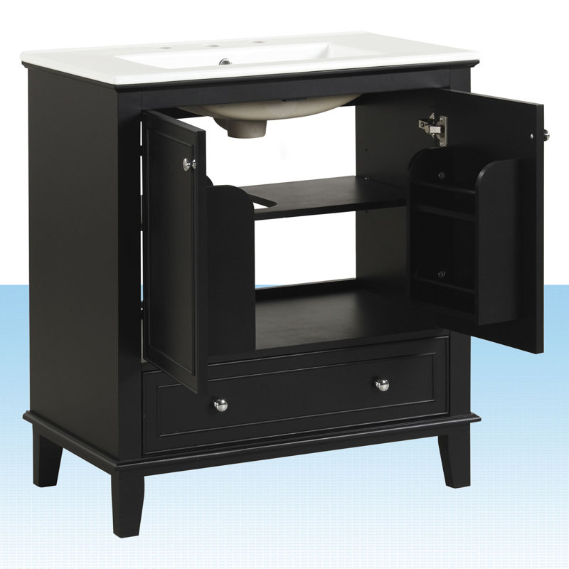 Meuble-lavabo simple 30 po avec plateau Seph