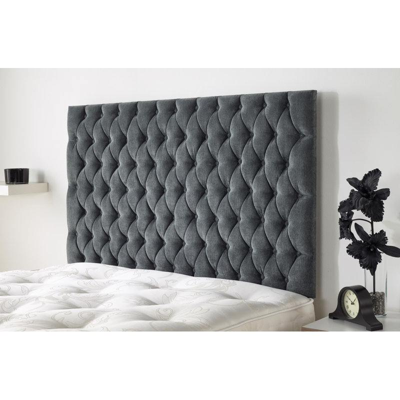 Campiglia Upholstered Headboard, Granite, Single (3')
