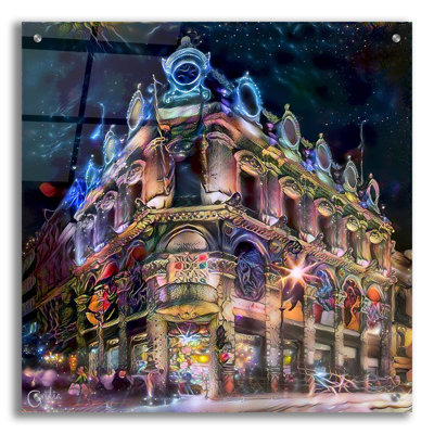 «Mexico City Estanquillo Museum» par Pedro Gavidia, art mural en verre acrylique