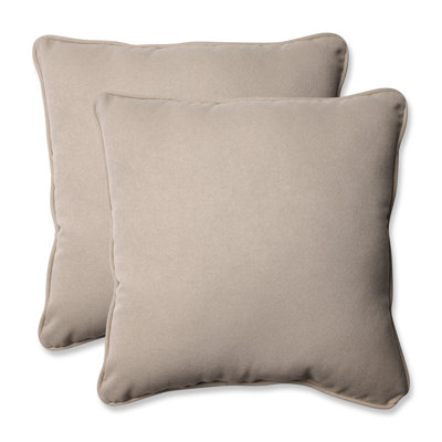 Striped Outdoor Reversible Throw Pillow