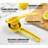 Zulay Kitchen Metal Lemon Squeezer Citrus Juicer Manual Press for Extracting the Most Juice-40822180