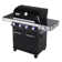 Monument Grills 13892,4-Burner Propane Gas Grill with Side Burner, LED Controls, USB Light, and Built-In Thermometer– Perfect for Family BBQs