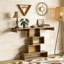 Table d'appoint en bois avec base géométrique-33287638