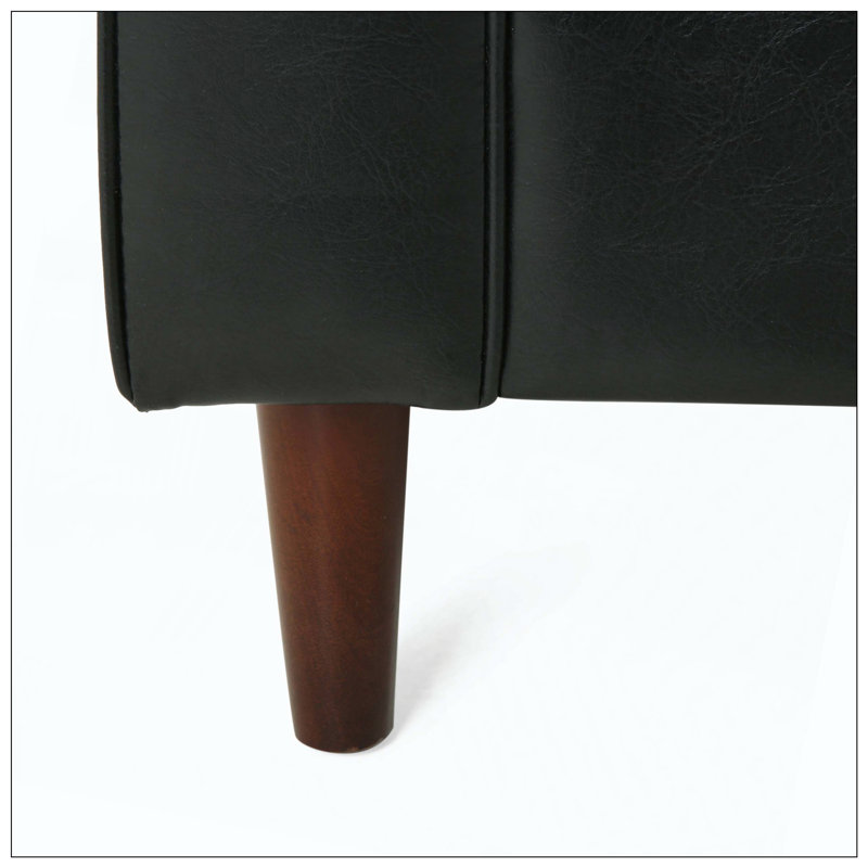 Fauteuil d'appoint élégant Elegant Club Chair Classic Home, Noir
