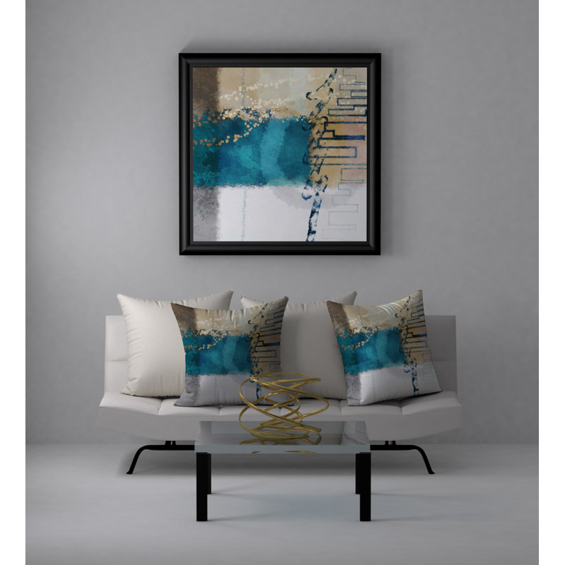 Housse de coussin décoratif carrée et excitante, 24 po x 24 po