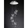 6 - Light Polished Chrome LED Cluster Pendant