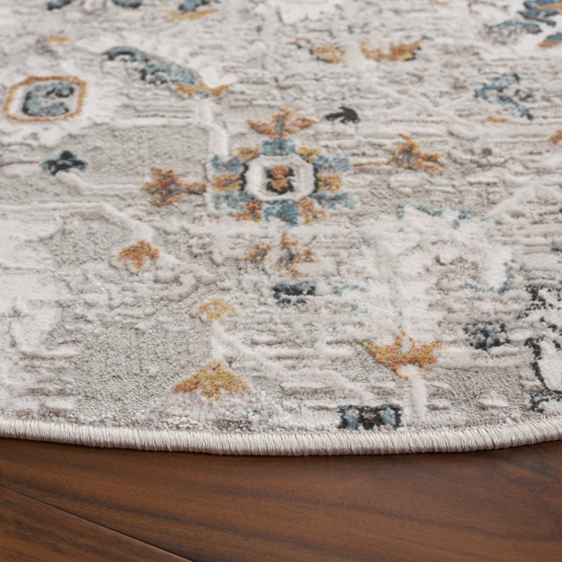 Komsa Performance Oriental Rug, Round 6'7"