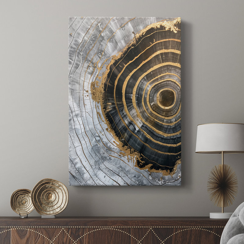 ABSTRACT Series CCLXXXIV -Custom Wrapped Gallery Cavas, 18" H x 12" W