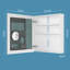 Armoire à pharmacie à porte simple 15 "x 26" avec miroir, armoire de salle de bain encastrée ou à fixation en surface, ouverture à gauche-92412525