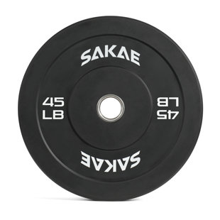 Ensemble de plaques de pare-chocs en caoutchouc 35 lb olympique, 2 plaques de poids avec moyeu en acier, idéal pour l'haltérophile, l'équipement de CrossFit, l'entraînement en force et l'entraînement à domicile, simple