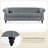 Annalena 84.65'' Faux Leather Sofa-285461836