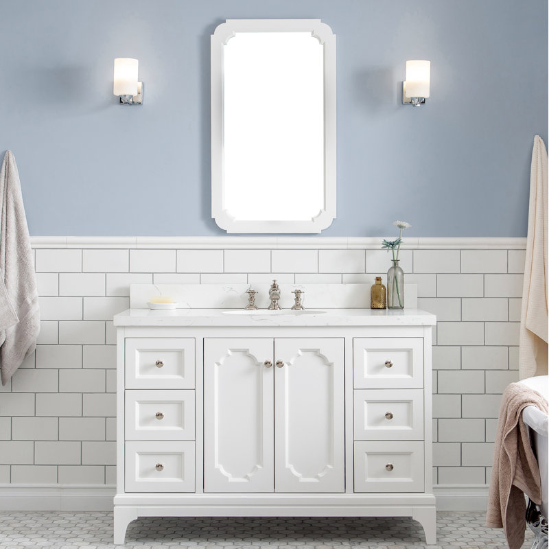 Darreyl 48'' W Single Vanity with Mirror