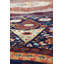 Tapis unique nouvel âge 9 pi x 11 pi 10 po en rouge / bleu marine / mauve / ivoire Mamluk