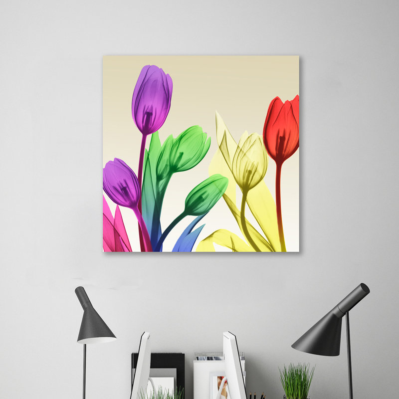 Floral Splurge 2 - Wrapped Canvas Print, 61 cm H x 61 cm W