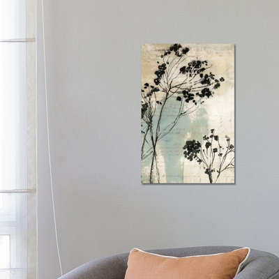 Inky Floral I by Asia Jensen - Wrapped Canvas Painting