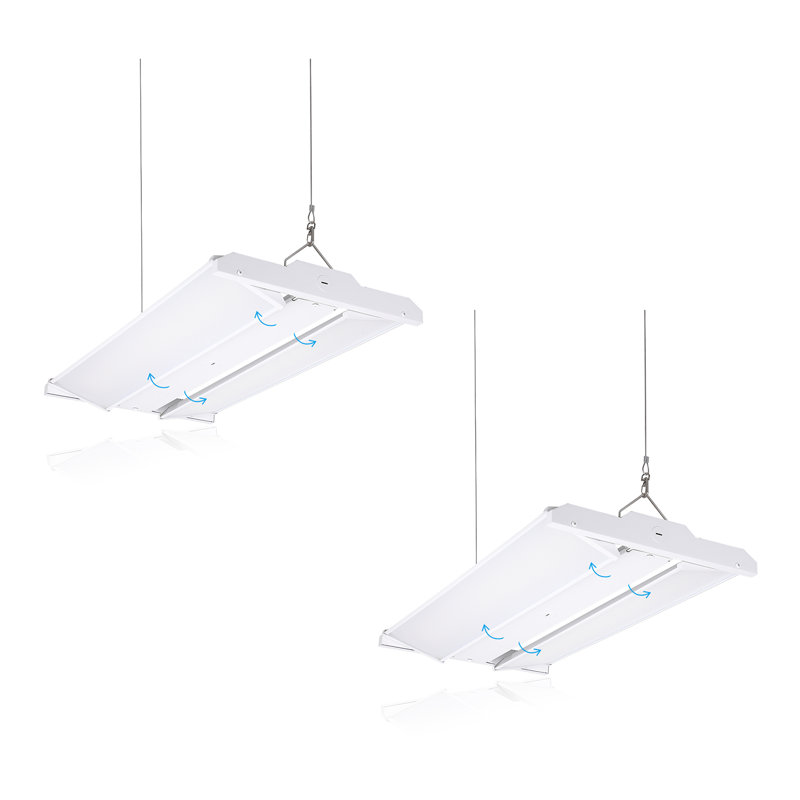 Luminaire linéaire à DEL à grande hauteur, 0-10V à intensité variable, lumière du jour 5000K, H 2 po x l 47 po x P 12,8 po