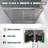 44-48"x76" Aluminum Frame Double Sliding Shower Door,Bypass Bathroom Sliding Door with Premium 1/4" (6mm) Clear Tempered Glass, Chrome Hardware Sliding Glass Shower Enclosure,Chrome Finished-121794362