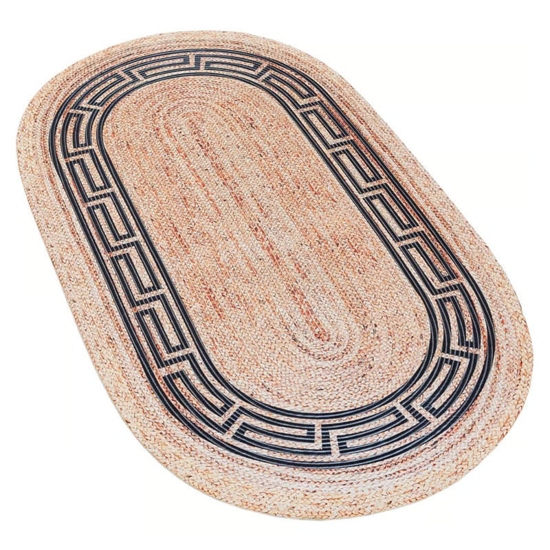 Saveah Abstract Rug, Oval 3'11" x 5'11"