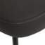 Swivel Upholstered Counter Stool with Metal Frame-453626691
