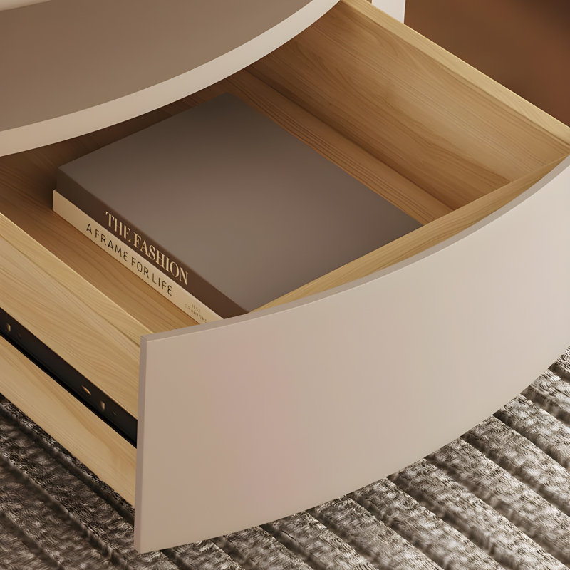  Table basse ovale simple en faux marbre 51,18 po Milisav avec base en acier inoxydable, 1 tiroir, entièrement assemblée