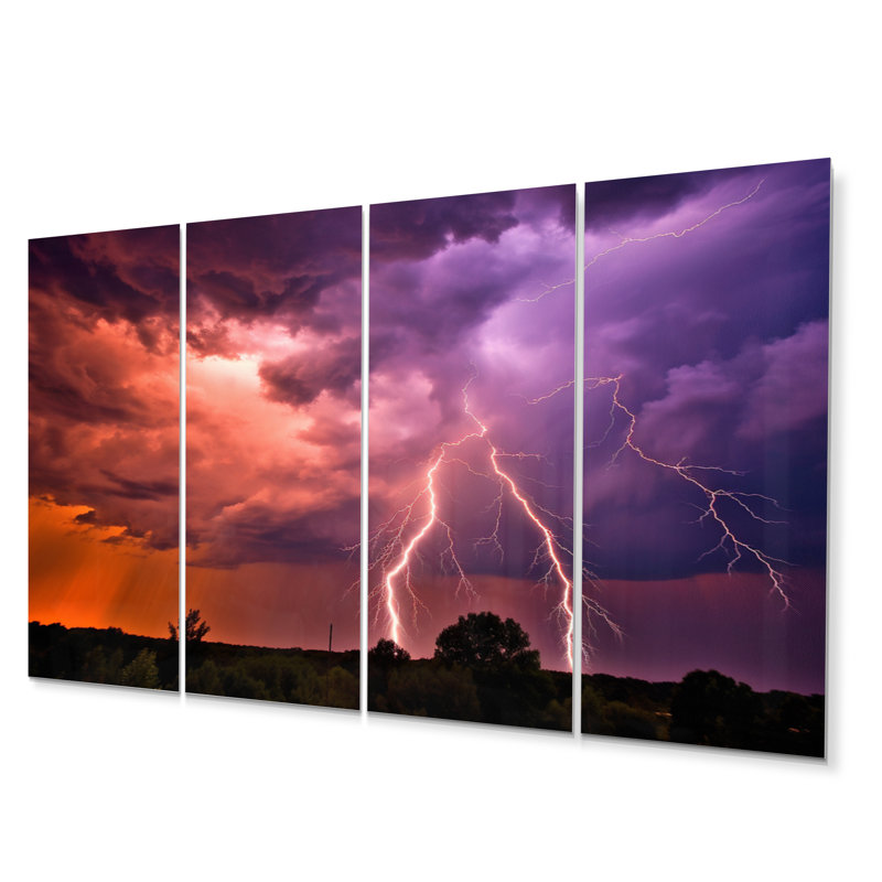 Dramatic Thunderstorms II Landscape & Nature Wall Decor on Metal