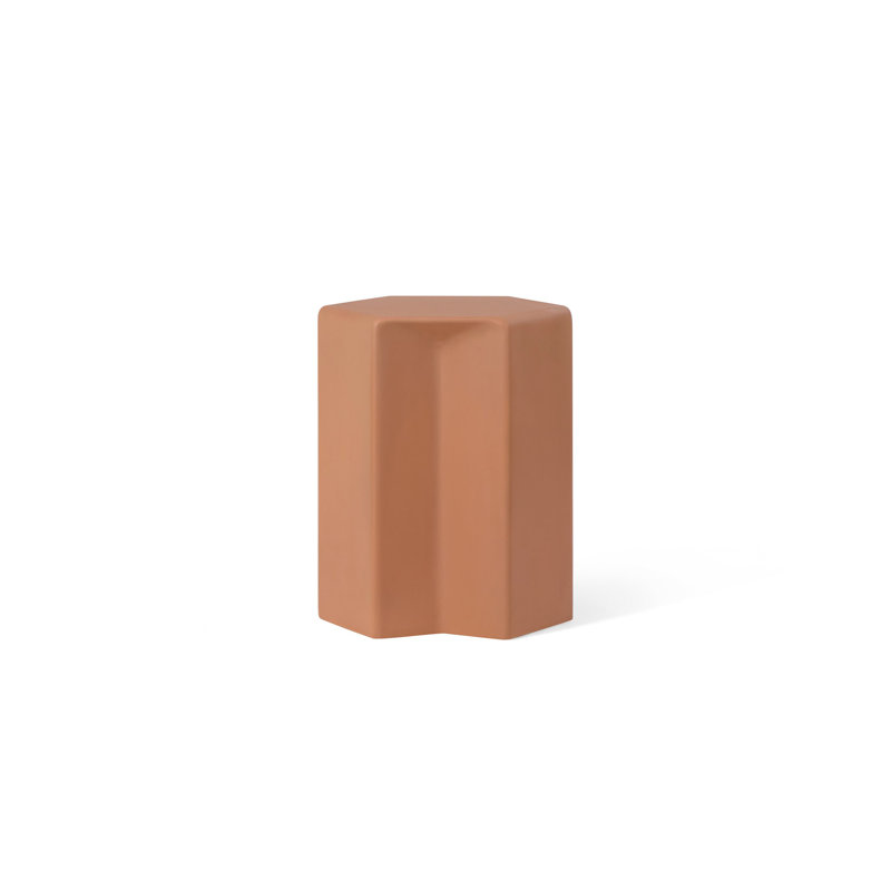 Cythnia End Table, Terracotta