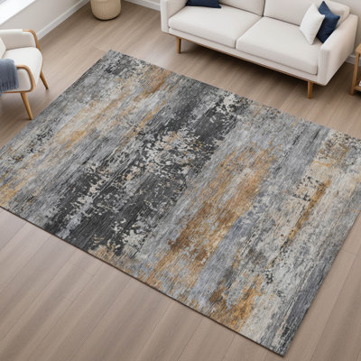 Premium Machine Washable Mayfield AMF2146 abstract Rug