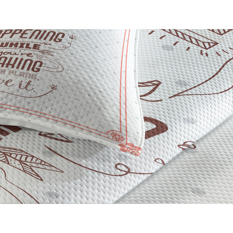 Modern & Contemporary Polyester Coverlet, Queen Bedspread + 2 Shams
