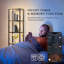 Lampe sur pied 66 "avec lumières DEL, à intensité variable, temps de couleur réglable, application / télécommande-1399662221