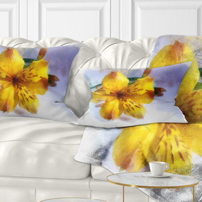 Coussin jaune