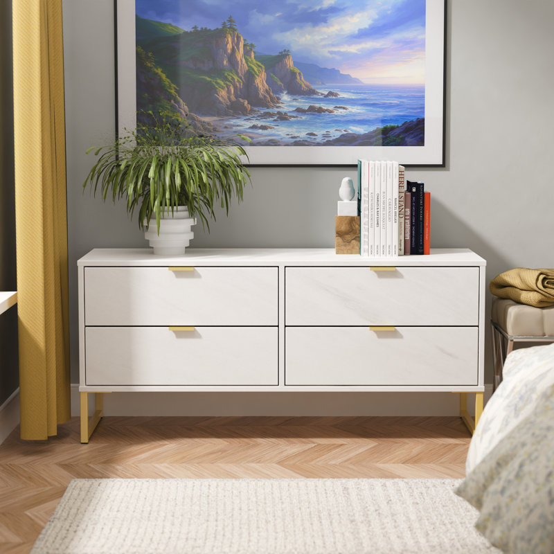 Turah 113cm W 4 - Drawer Chest of Drawers