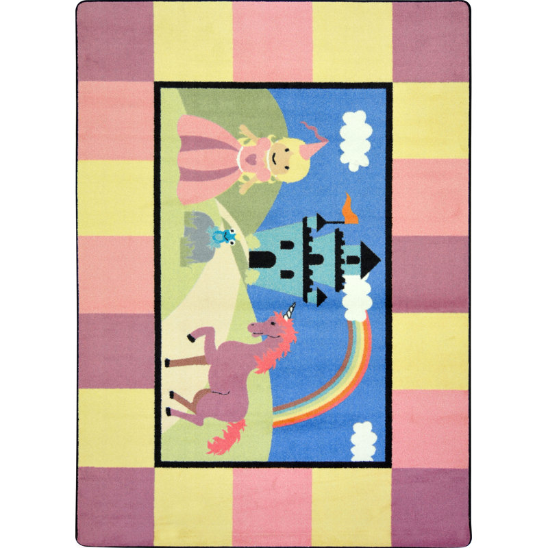 Tapis pour enfant Kid Essentials Lil 'Princess, Rectangle 5 pi 4 po x 7 pi 8 po