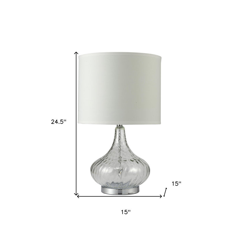 Kimbrell Table Lamp, Clear