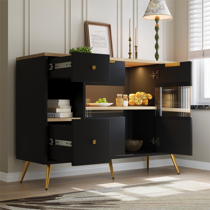 Steinmar 130 Sideboard, Black