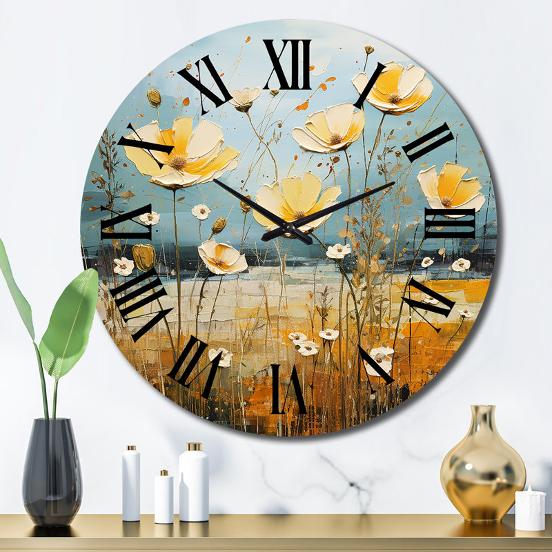 Horloge murale en métal Kewei, Grand