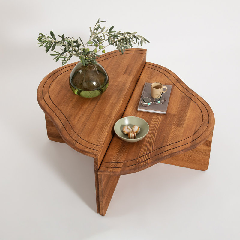 Glorias Coffee Table, Chestnut