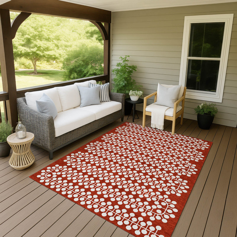 Tapis intérieur / extérieur lavable à la machine Boruta ACN2247, Rectangle 9 pi x 12 pi