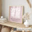 «Botanical Matisse Leaf Blush», reproduction d'art moderne sans cadre Mid-Century-488971070