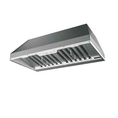 Zephyr Monsoon I 48 in. 1200 CFM Insert Mount Range Hood with LED Light in Stainless Steel